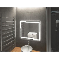 Зеркало в ванную комнату с подсветкой Лавелло 110х110 см
